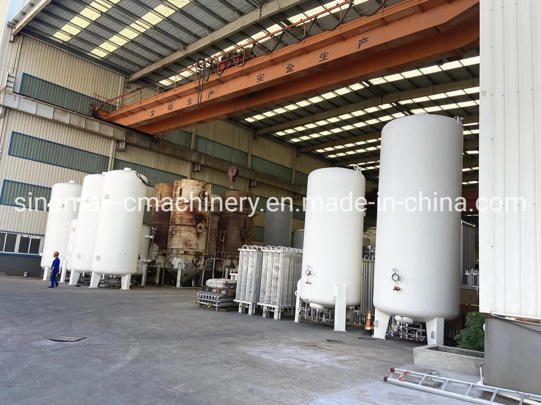 5m3 16bar Mini Cryogenic Liquid Nitrogen Storage Tank Microbulk Cylinder for Gas Industry