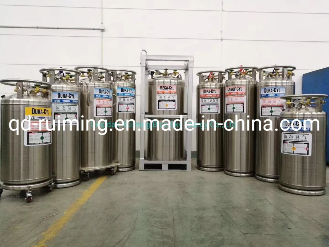 Cryogenic Dewar Tank/ Liquid Nitrogen Cylinder for Laser Cutting Machine Use