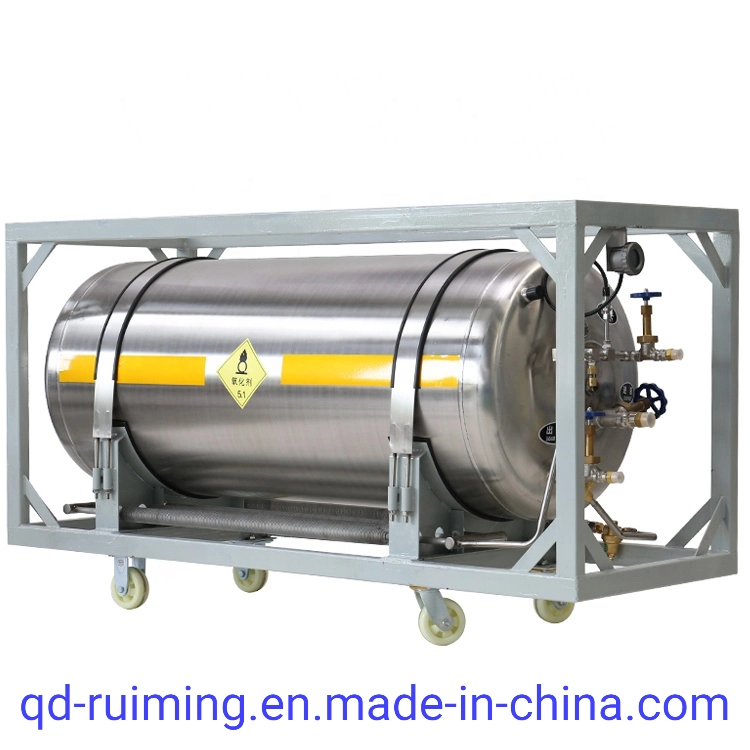 Cryogenic Dewar Tank/ Liquid Nitrogen Cylinder for Laser Cutting Machine Use