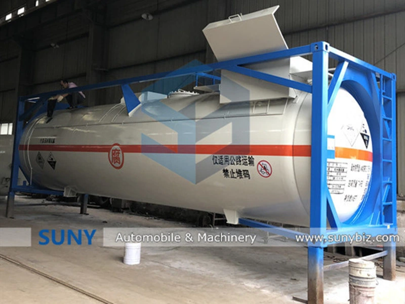 Hot Sale New ASME 40FT 46cbm LPG ISO Tank Container Factory Supplier