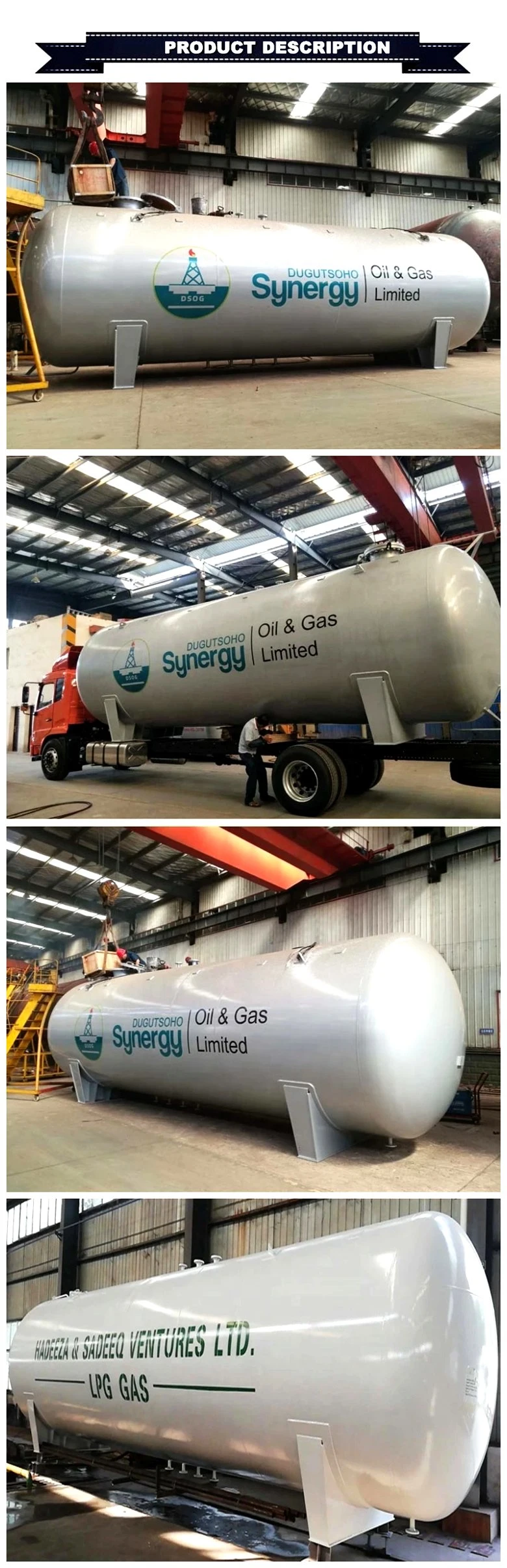 110m3 High Pressure Gas Tank 55ton 110cbm LPG ISO Tank Container