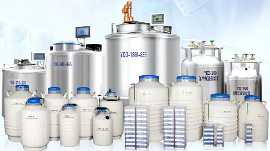 Yds-6 Liters Portable Liquid Nitrogen Container for Semen Storage