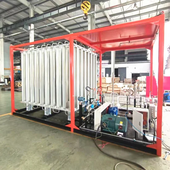 CNG Solution for Power Plant LNG Pump LNG Lcng Gas Fueling Station Electric Water Bath Vaporizers