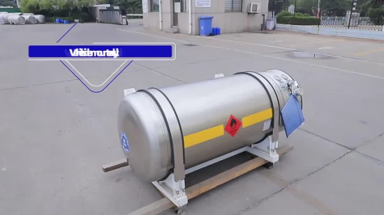 Vertical Liquid Oxygen Dewar Tank Cryogenic LNG Liqud Gas Transportation Gas Cylinder