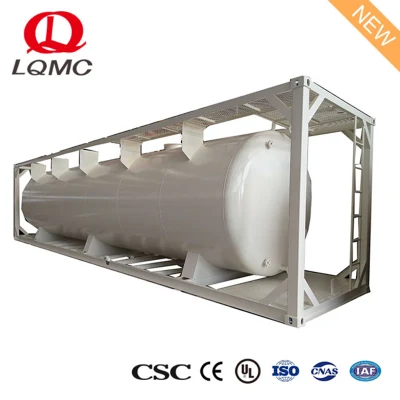 Stainless Steel 40FT ISO Tank Container for Chemical Liquids