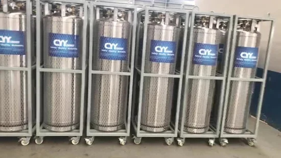 Steel Cryogenic Liquid Nitrogen Dewars Gas Cylinder