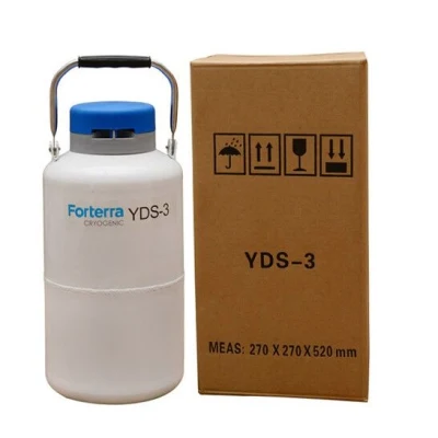 China Manufacturer Liquid Nitrogen Container of 3L 10ll 30L Portable Cryogenic Tank