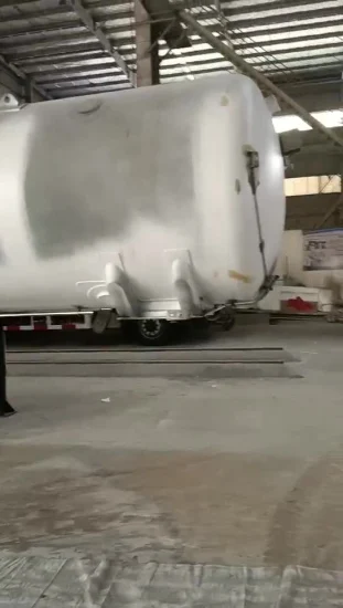 Liquid Oxygen Argon CO2 Cryogenic Semi Trailer Tanker Transportation Tank