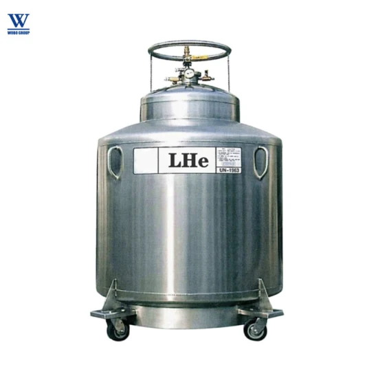 Stainless Steel Liquid Helium Dewar Cylinder for Transportation Storage